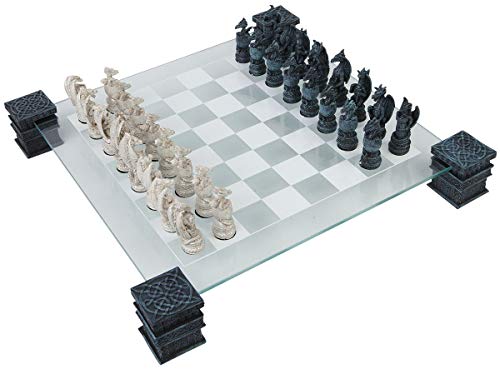 Nemesis Now Dragon Chess Set Schachspiel Standard von Nemesis Now