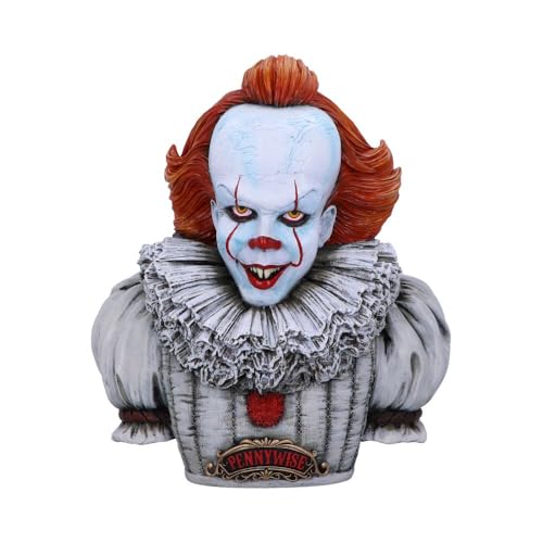 Nemesis Now Offizielles Lizenzprodukt IT Chapter 2 Pennywise Büste, weiß, 30 cm, Harz von Nemesis Now