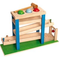 SpielMaus Holz Kugelklopfbank mit Glockentor von Nemmer Holzspielwaren GmbH