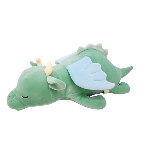 Nemu Nemu Animals 6202738 Plüschtier, Drache Drago, Kuscheltier, extra weich und kuschelig, Stofftier, Designed in Japan, Kuschelkissen, Größe L, 53 cm von Trousselier