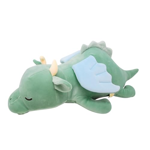 Nemu Nemu Animals 6202740 Plüschtier, Drache Drago, Kuscheltier, extra weich und kuschelig, Stofftier, Designed in Japan, Kuschelkissen, Größe XXL, 70 cm von Trousselier