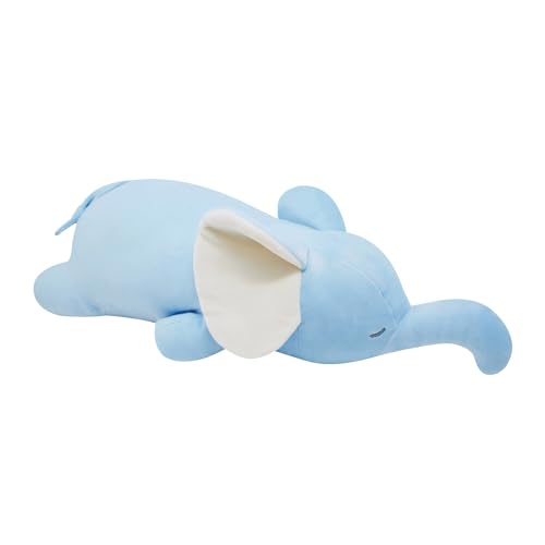 Nemu Nemu Animals 6208780 Plüschtier, Elefant Fanfan, Kuscheltier, extra weich und kuschelig, Stofftier, Designed in Japan, Kuschelkissen, Größe L, 53 cm von Trousselier