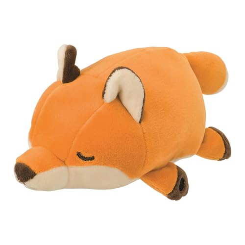 Nemu Nemu Animals Plush Toys 6231915 Plüschtier, Konta der Fuchs, Kuscheltier, extra weich und kuschelig, Stofftier, Designed in Japan, Kuschelkissen, Größe S, 11 cm von LIV HEART