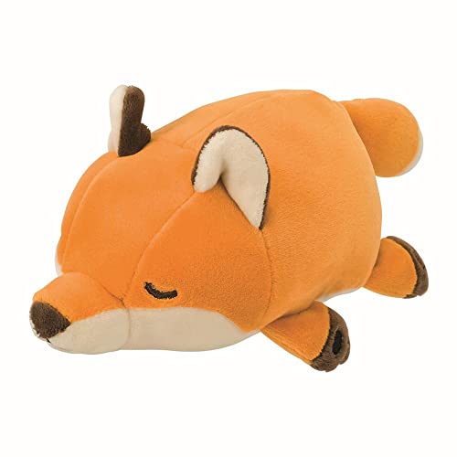 Nemu Nemu Animals Plush Toys 6231915 Plüschtier, Konta der Fuchs, Kuscheltier, extra weich und kuschelig, Stofftier, Designed in Japan, Kuschelkissen, Größe S, 11 cm von LIV HEART