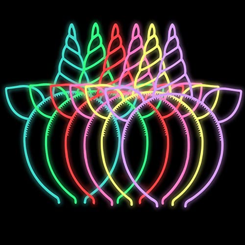 Einhorn-Horn-Stirnbänder, leuchtendes Einhorn Haarbänder für Kinder, Kinder-Einhorn-Geburtstags-Stirnbänder, leuchtende Party-Einhorn-Haarbänder, Einhorn-Partyhüte für Kind(6 Stück) Einhorn-Horn-Stirnbänder, leuchtendes Einhorn Haarbänder für Kinder, Kinder-Einhorn-Geburtstags-Stirnbänder, leuchtende Party-Einhorn-Haarbänder, Einhorn-Partyhüte für Kind(6 Stück) von Nenjindz