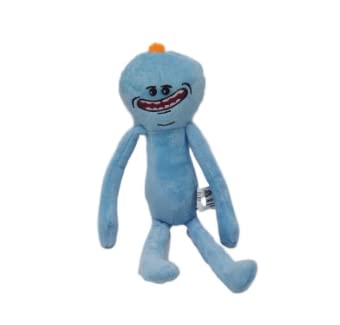 Meeseeks Plüsch Geschenke,Morty Fancy Kissen Spielzeug 25cm lang Plüschtier niedlich lustiges Geschenk,Meeseeks Morty Anhänger Tasche Puppe geeignet für erwachsene Kinder von Nesloonp