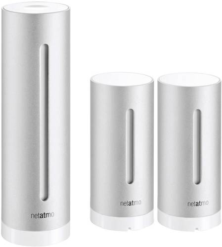 Netatmo NWS01 + NE1002ZZ NWS01-EC Funk-Wetterstation Vorhersage für 12 bis 24 Stunden Anzahl Sensor von Netatmo