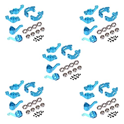 Nettoppo 5 Satz für 1/10 94123 94111 102010 102011 102012 02013 Lager Aluminium Legierungs Lenk Naben Satz, Blau Nettoppo 5 Satz für 1/10 94123 94111 102010 102011 102012 02013 Lager Aluminium Legierungs Lenk Naben Satz, Blau von Nettoppo