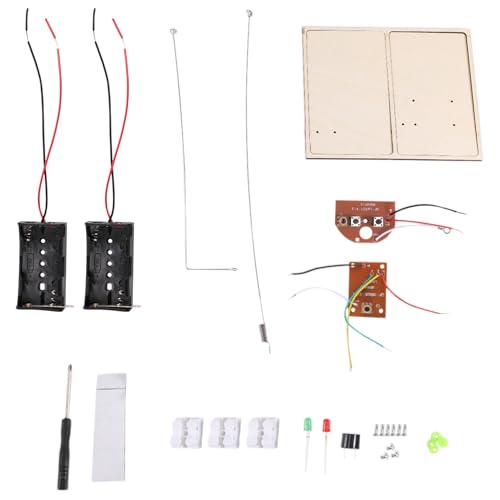 Nettoppo Mint-Kits, Morsecode Lernen, Telegrafenmaschine Bauen, Experiment mit Elektrischen Schaltungen, ElektrizitäTs-Kit (Keine Batterie) von Nettoppo