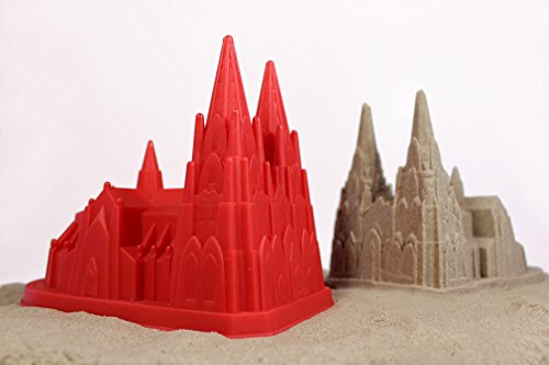 Neue Freunde Kölner Dom Sandförmchen - Cologne Cathedral sandform (Rot) von Neue Freunde