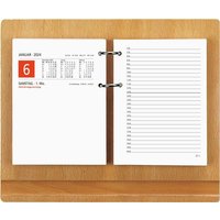 Holzuntersatz für Umlege-Kalender - 24,5x18,5 cm - mit Stiftablage - sehr stabil - 333-0000 von Neumann Verlage GmbH & Co. KG