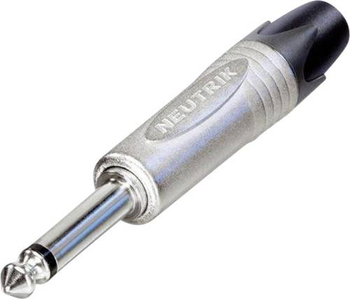 Neutrik NP2X Klinken-Steckverbinder 6.35mm Stecker, gerade Polzahl: 2 Mono Silber 1St. von Neutrik