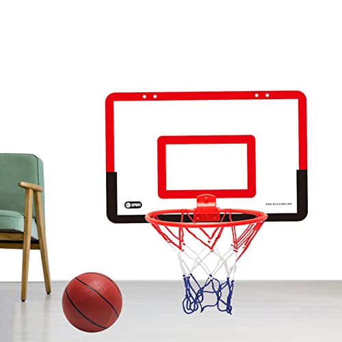 Eva Stoßdämpfer -Corner -Pad - Basketball -Hoop -Set, über dem Tür Basketballspiel | Wallmontiertes Basketballbrett, No-Drill-Innenreferenz, Sportaktivitäten für Kinder und Erwachsene, lustige Over-th von NevPuose