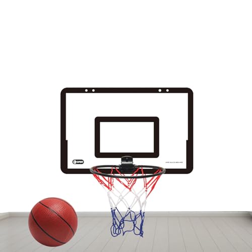 Eva Stoßdämpfer -Corner -Pad - Basketball -Hoop -Set, über dem Tür Basketballspiel | Wallmontiertes Basketballbrett, No-Drill-Innenreferenz, Sportaktivitäten für Kinder und Erwachsene, lustige Over-th von NevPuose