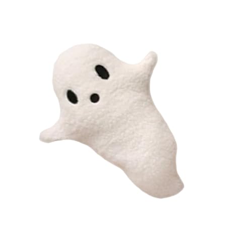 Ghost Stoffed Plushie - Halloween Ghost Pillow Puppe, Weiches Plüschspielzeug | Nettes Umarmungskissen, Gruselige Dekorative Plüsch, Weißes Ghost -Stofftier Für Kinder, Erwachsene, Wohnkultur, Urlaubs von NevPuose