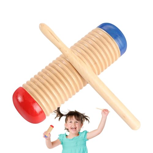 Guiro Toy - Guiro Percussion-Spielzeug, Musikalisches Rhythmusinstrument | Einsteiger-Schlaginstrument, pädagogisches Rhythmusspielzeug, musikalisches Rhythmusinstrument für Kinder, lustiger Perkussio von NevPuose