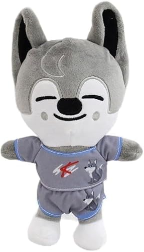 20 cm Kpop Stray Kids Plüschfigur Skzoo Cartoon Plüsch Nachtwäsche im SKZ-Stil für Fans (Wolf Chan) von Nevstop