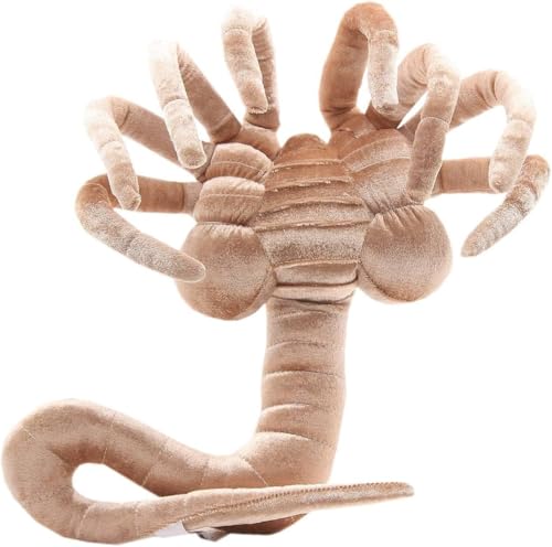 Nevstop 45 cm Plüschpuppe Facehugger Plüsch mit verstellbaren Krallen, weich, Geheimnis, Spielzeug für Kinder, Geburtstag, Weihnachten von Nevstop