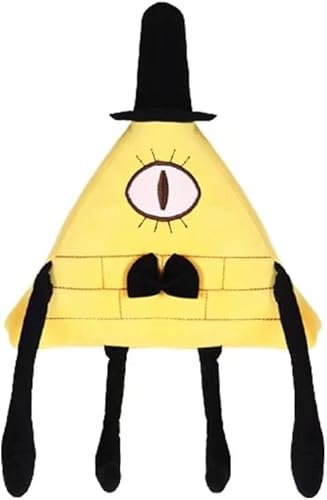 Nevstop Gravity Waterfall Plüschtier Bill Cipher Plüschtier Waddles Weich Rosa Schwein Plüsch für Kinder Geburtstag Weihnachten (11 Zoll Bill Cipher) von Nevstop