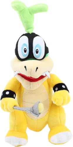 Nevstop Plüschpuppe Cartoon Koopaling aus Plüsch Bowser Jr Puppe weich Geschenk für Kinder Geburtstag Weihnachten (Iggy 25 cm) von Nevstop