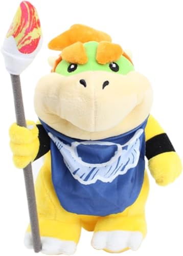 Nevstop Plüschpuppe Cartoon Koopaling aus Plüsch Bowser Jr Puppe weich Geschenk für Kinder Geburtstag Weihnachten (Larry 23 cm) von Nevstop