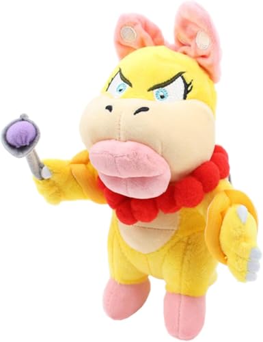 Nevstop Plüschpuppe Cartoon Koopaling aus Plüsch Bowser Jr Puppe weich Geschenk für Kinder Geburtstag Weihnachten (Wendy 20 cm) von Nevstop