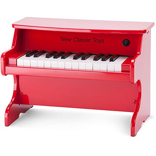 New Classic Toys - 10160 - Musikinstrument - Elektronischer Piano - Rot - 25 Tasten von New Classic Toys