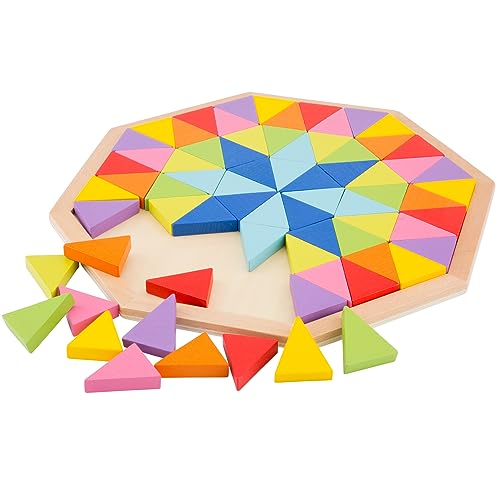 New Classic Toys 10515 Octagon Puzzle, Multicolore Color von New Classic Toys