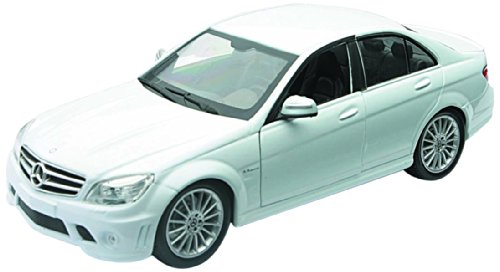 Newray 71085 - Mercedes Benz C-Klasse AMG, Maßstab 1:24, Die Cast, Weiß von NewRay