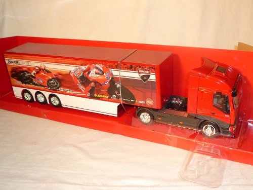 NewRay Iveco Stralis Ducati 2010 Team LKW Truck Motogp Moto Gp 1/43 Modell Auto Modellauto von NewRay