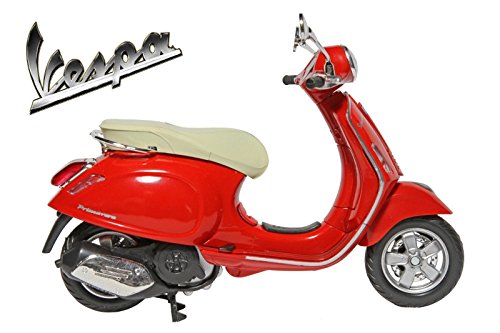 Scale Modell KOMPATIBEL MIT Vespa Primavera 125 2014 RED 1:12 NEW RAY NY57553R von NewRay