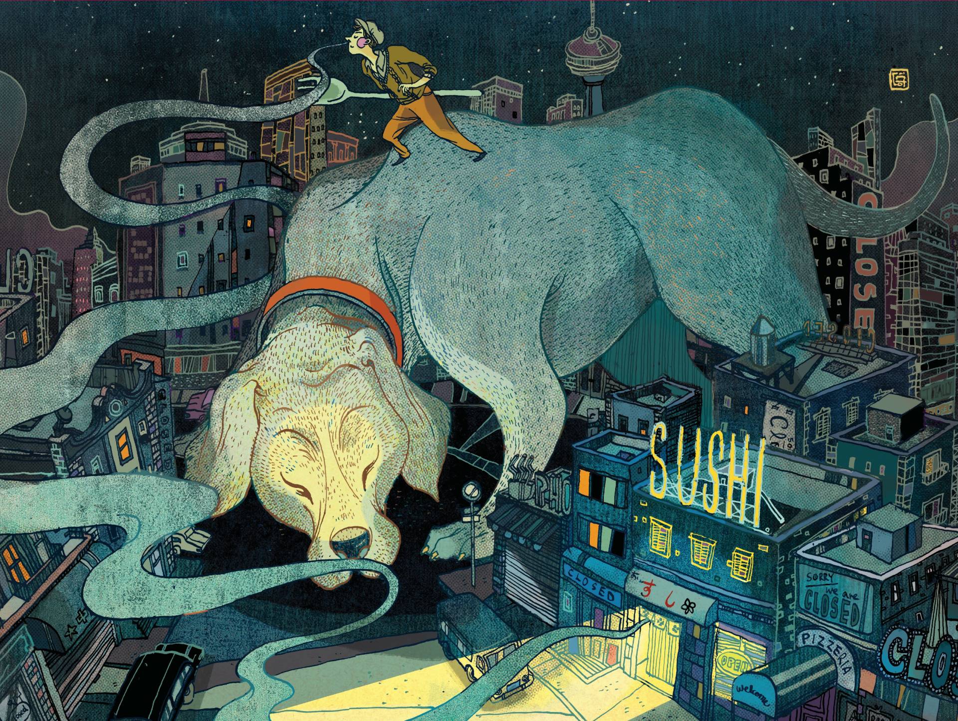 New York Puzzle Company Late Night Dining 1000 Teile Puzzle New-York-Puzzle-VN2461 New York Puzzle Company Late Night Dining 1000 Teile Puzzle New-York-Puzzle-VN2461 von New York Puzzle Company