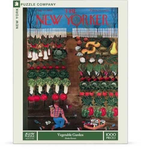 New York Puzzle Company - New Yorker Gemüsegarten - 1000 Teile Puzzle für Familienspielabende von Ilonka Karasz von New York Puzzle Company