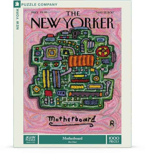 New York Puzzle Company - New Yorker Motherboard - Puzzle mit 1000 Teilen für Familienspielabende von Roz Chast von New York Puzzle Company