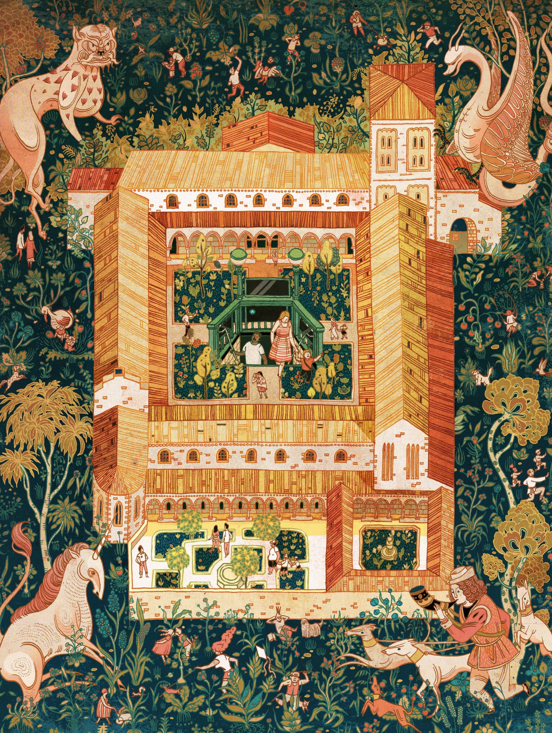 New York Puzzle Company The Cloisters 1500 Teile Puzzle New-York-Puzzle-SW2346 New York Puzzle Company The Cloisters 1500 Teile Puzzle New-York-Puzzle-SW2346 von New York Puzzle Company