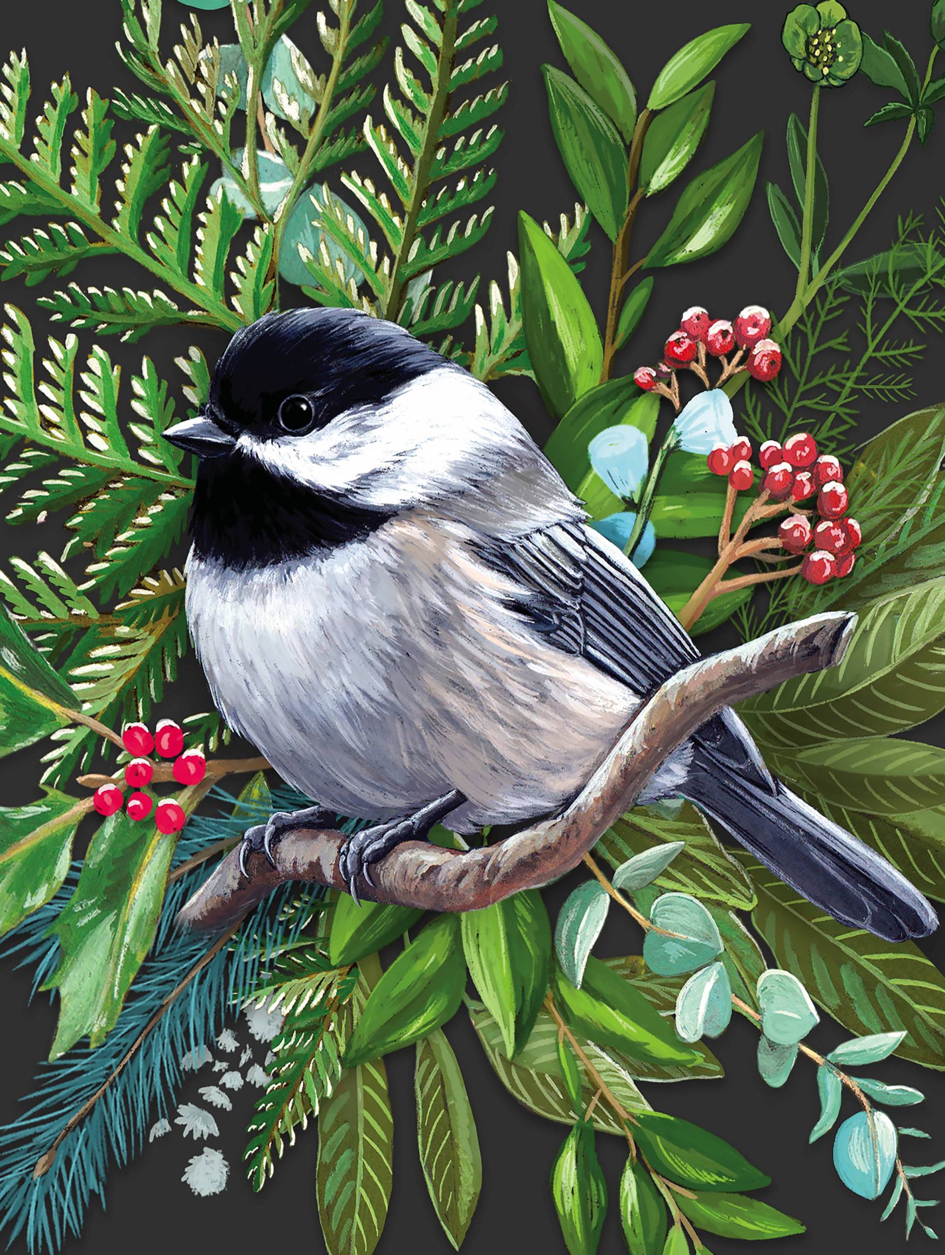 New York Puzzle Company XXL Teile - Black-capped Chickadee 500 Teile Puzzle New-York-Puzzle-CB2083 New York Puzzle Company XXL Teile - Black-capped Chickadee 500 Teile Puzzle New-York-Puzzle-CB2083 von New York Puzzle Company