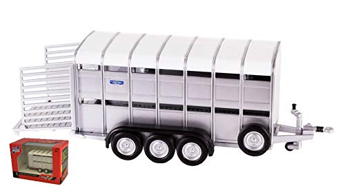 CARRO BESTIAME IFOR WILLIAMS LIVESTOCK TRAILER 1:32 - Britains - Landwirtschaft und Zubehör - Die Cast - Modellbau von New