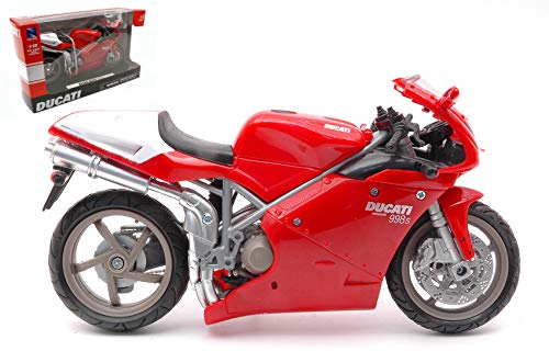 Ducati 998 S 2002 RED 1:12 - New Ray - Motorrad - Die Cast - Modellbau von New