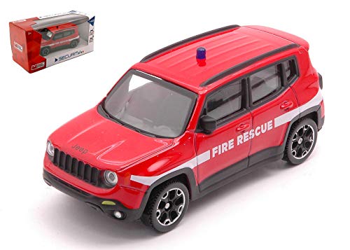 Jeep Renegade Feuerwehr 2017 1:43 - Mondo Motors - Feuerwehrmann - Die Cast - Modellbau von New