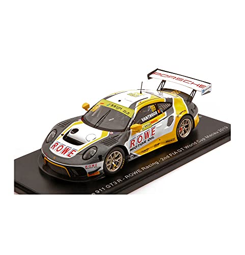 Porsche 911 GT3 R N.99 2nd FIA GT WORLD CUP MACAU 2019 L.VANTHOOR 1:43 - Spark Model - Wettkampfauto - Die Cast - Modellbau von New