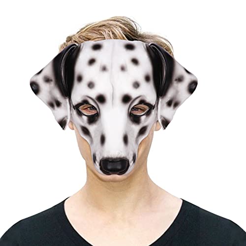 NewL Halloween 3D Hund Tier Halbgesichtsmaske Maskerade Party Cosplay Kostüm für Frauen und Männer von NewL