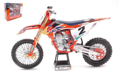 Modellino in Scala kompatibel mit CON KTM Red Bull Racing Team N.2 Cooper Web 1:10 New Ray NY58213 von NewRay