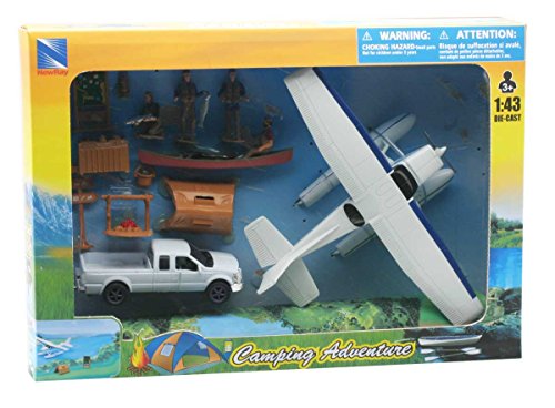 New Ray 05703 – playset- Camping Set w/Float Plane und Playmat von NewRay