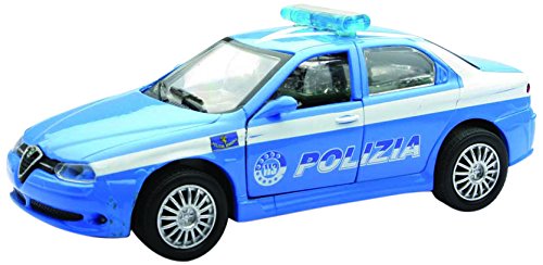 New Ray 50984 – Kräfte Dell 'Ordnung Alfa Romeo 156 Polizei, Maßstab 1: 32, Die Cast von NewRay