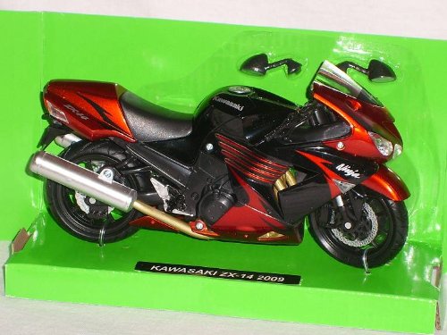 New Ray Kawasaki Zx-14 2009 Schwarz Rot 1/12 Motorradmodelle Motorrad Modelle von NewRay