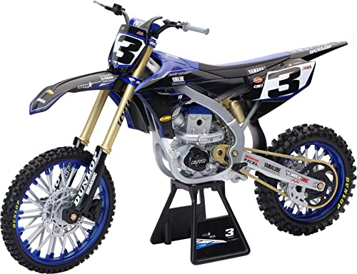 NewRay - Miniatur-Motorrad aus der Kollektion – Motocross Yamaha YZF 450 Star Racing E. Tomac Nr. 3 – reduziertes Modell aus druckgegossenem Metall – Spiele und Spielzeug für Klein und Alt – ab 3 von NewRay