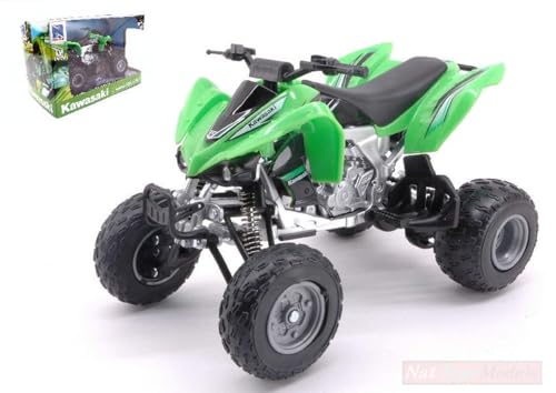 Scale Modell KOMPATIBEL MIT ATV-Quad Kawasaki KFX 450 R 1:12 New RAY NY57503K von NewRay