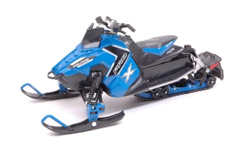 Scale Modell KOMPATIBEL MIT Polaris 800 Switchback PRO-X Snowmobile Blue 1:16 NEW RAY NY57783BL von NewRay