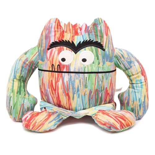 Farbenmonster Plushie, Bunte Monster Plüschtier für eine fröhliche und unbeschwerte Stimmung, Halloween oder Birthday Decorations Monster Kuscheltier Geschenke für Jungen oder Mädchen.(9.8Zoll) von Newhope