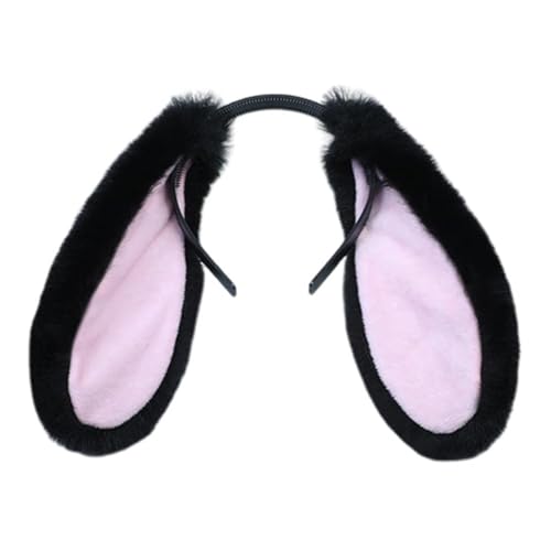 Newhope Hasenohren Haarreif, Hasen Ohren Haarreifen Plüsch Hasenohren Stirnband Haarbänder Kaninchenohren Haarreif Ostern Bunny Kostüm Cosplay Karneval Kinder Erwachsene Tier Haarschmuck Stirnband von Newhope